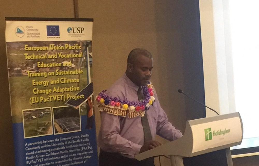 Mr Isoa Talemaibua, Director Budget and Planning of Fiji's Ministry of Economy