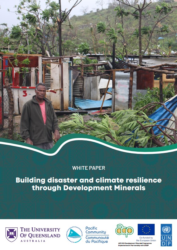 Building disaster and climate resilience through Development Minerals