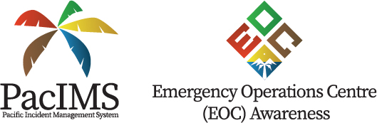PacIMS and EOC combined logos