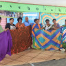 Nabila villagers after completing training on tye dye, bleaching and screen printing